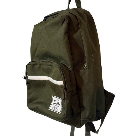 Herschel Pop Quiz Backpack, Green/White, Classic 22L - Picture 11 of 12